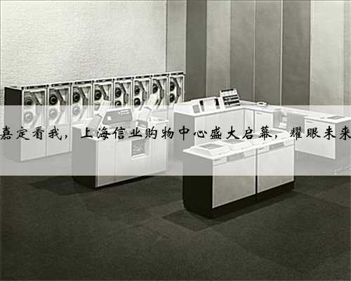 嘉定看我，上海信业购物中心盛大启幕，耀眼未来