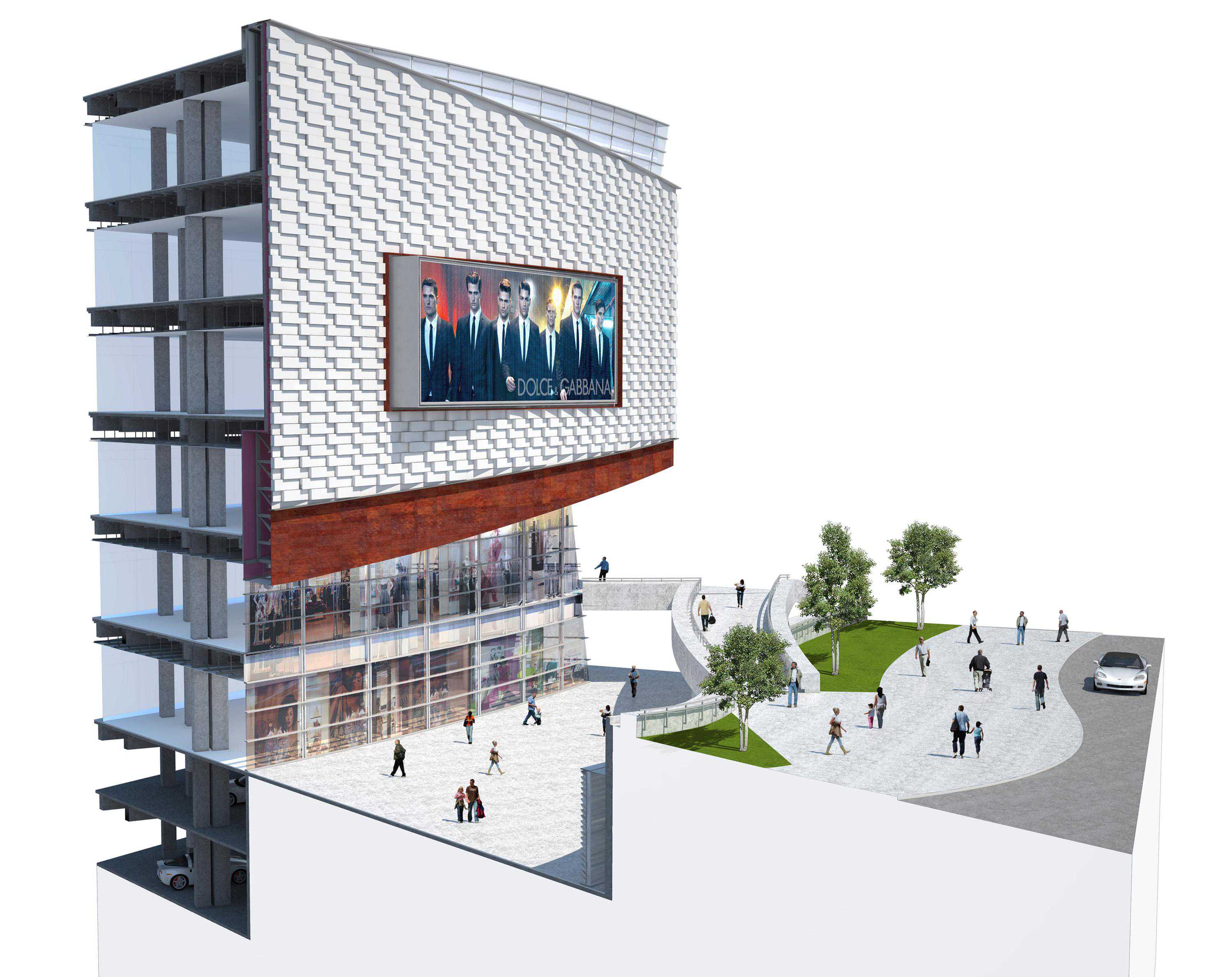 大连亿合城购物中心 / Laguarda.Low Architects（LLA建筑设计）